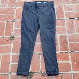 Nine West Hounds Tooth Black and Gray Heidi Pull-on Skinny